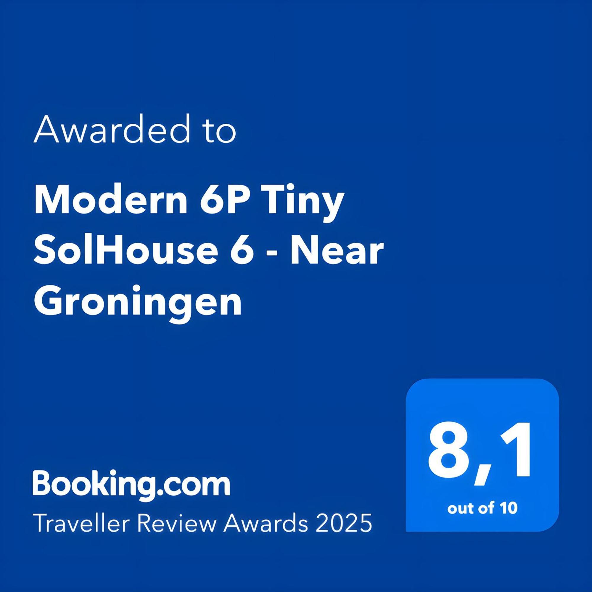 Modern 6P Tiny Solhouse 6 - Near Groningen Vila Kropswolde Exterior foto